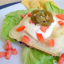 Campfire Pie Iron Tacos