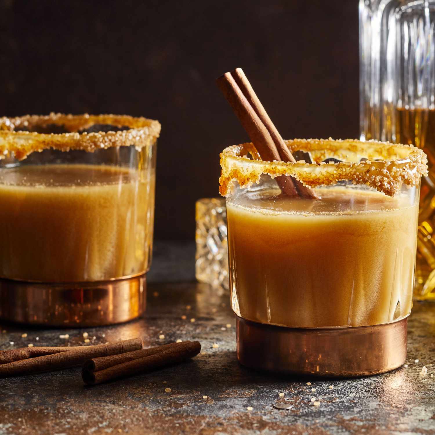 Caramel Apple Cider Cocktail