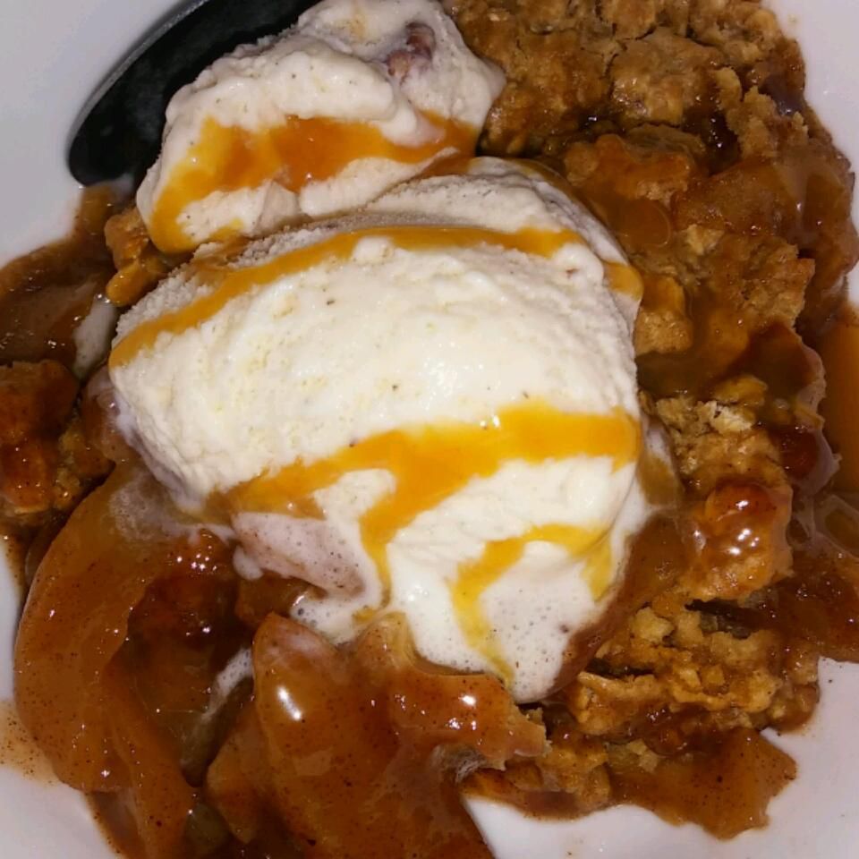 Caramel Apple Crisp with Oats