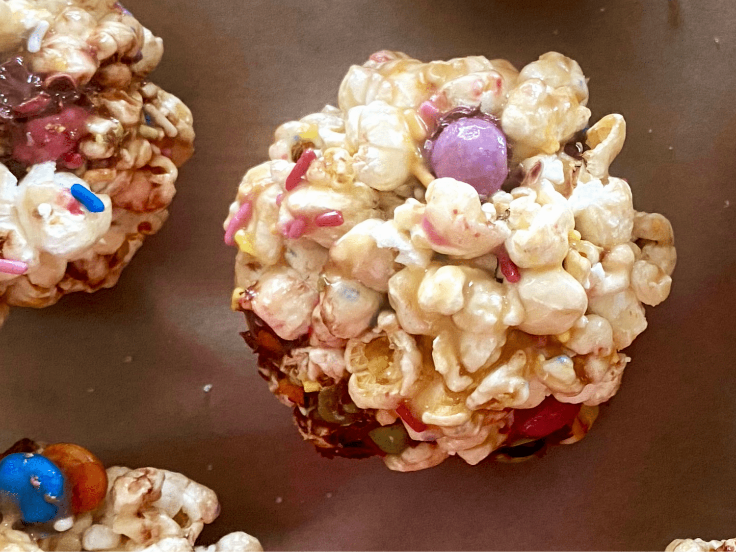 Caramel Popcorn Bites