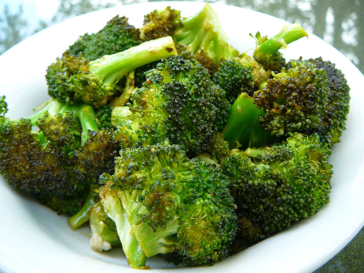 Caramelized Baked Broccoli