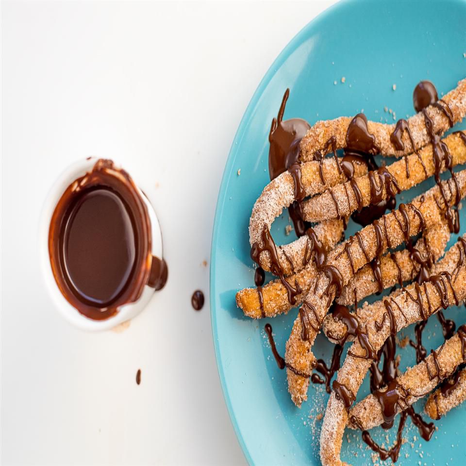 Cardamom Churros with Chocolate