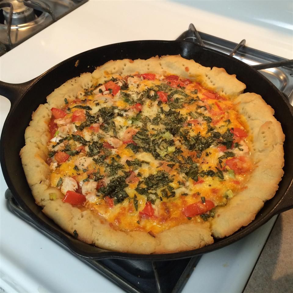 Cast Iron Deep-Dish Pizza