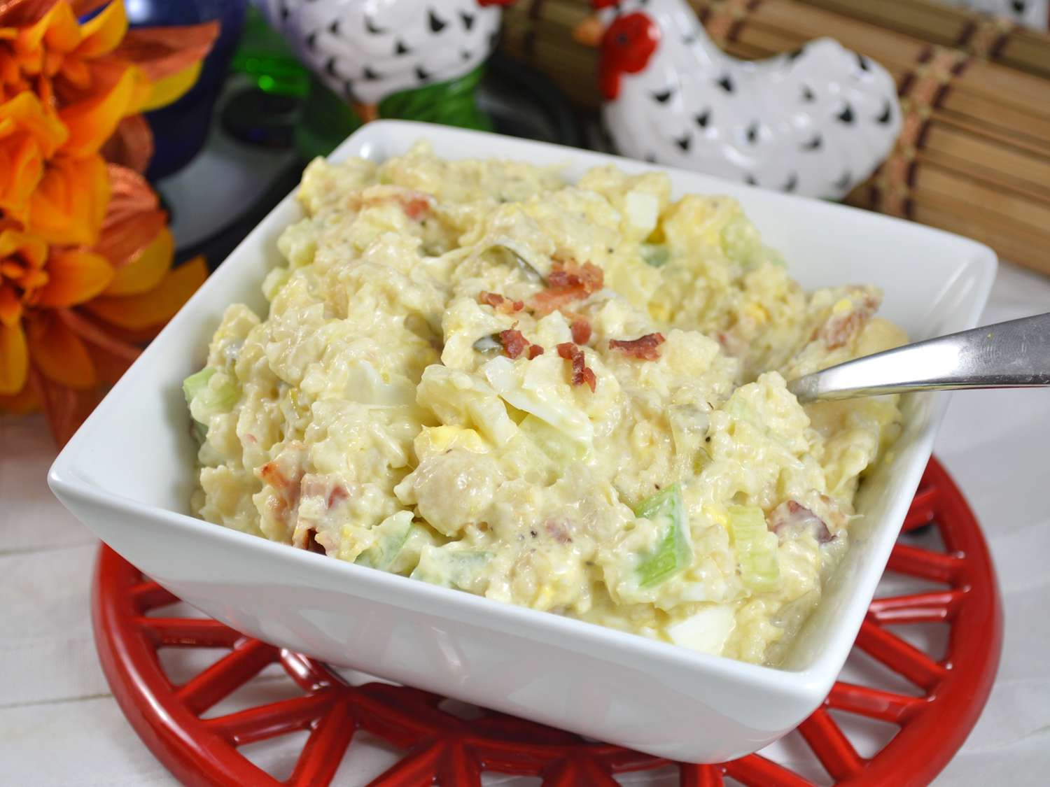 Cauliflower Bacon Salad