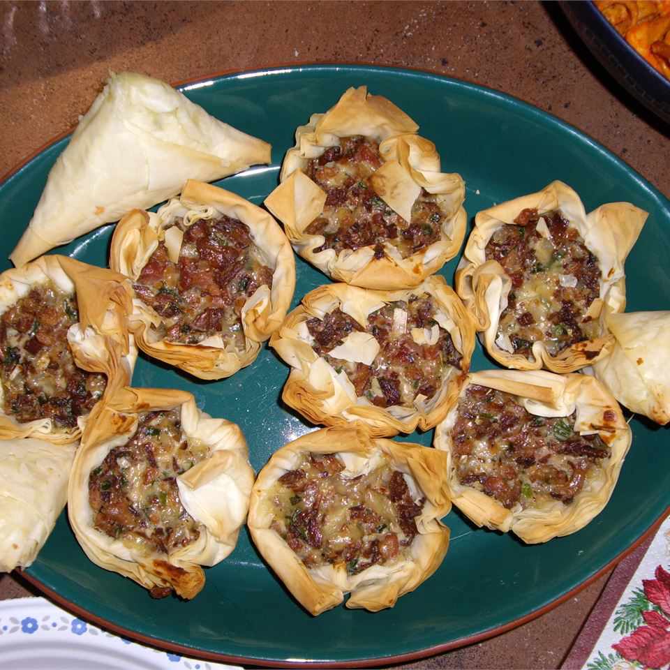 Chanterelle and Bacon Tartlets