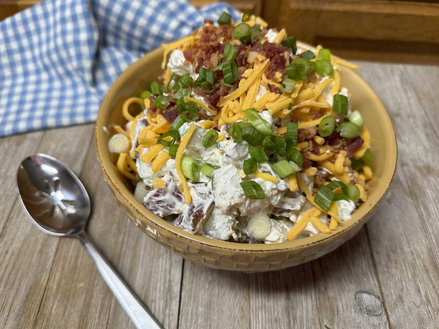 Cheddar Bacon Potato Salad