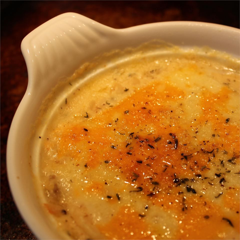 Cheddar Cod Gratin