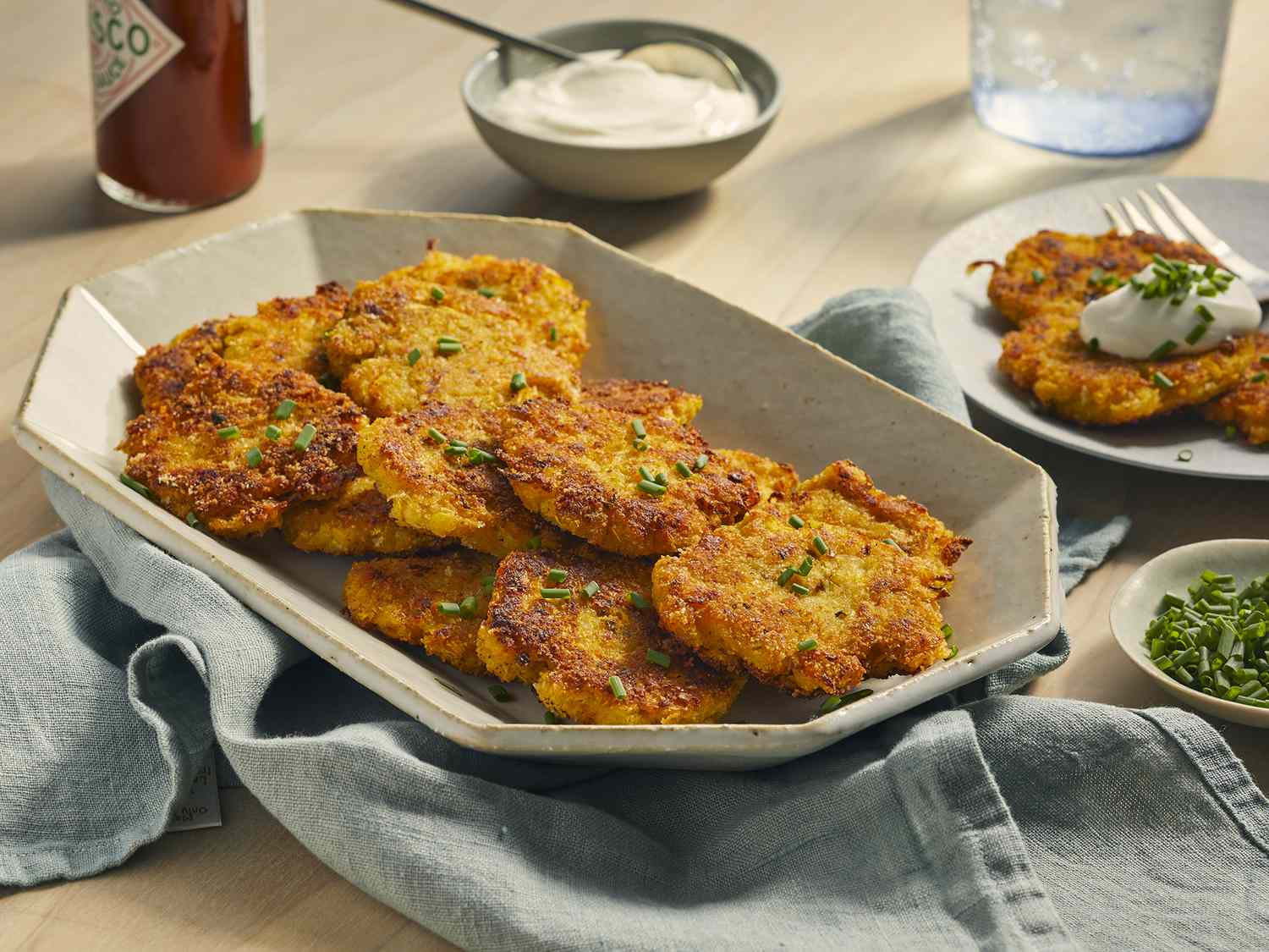Cheddar Squash Fritters