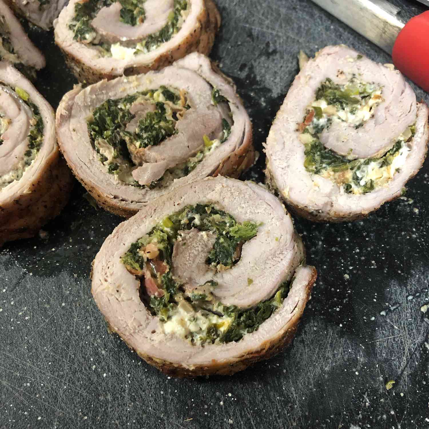 Cheddar Stuffed Pork Tenderloin