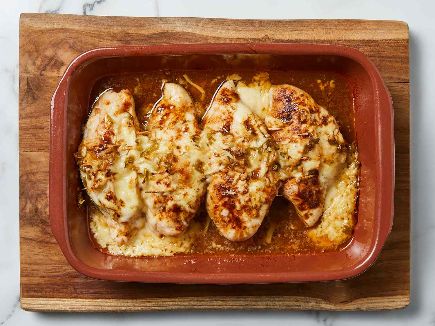 Cheese and Green Chile Chicken