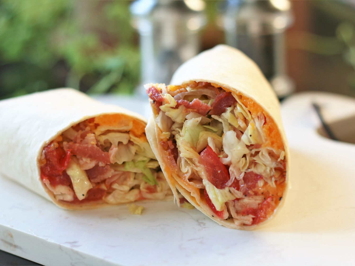 Cheese Melt BLT Wraps