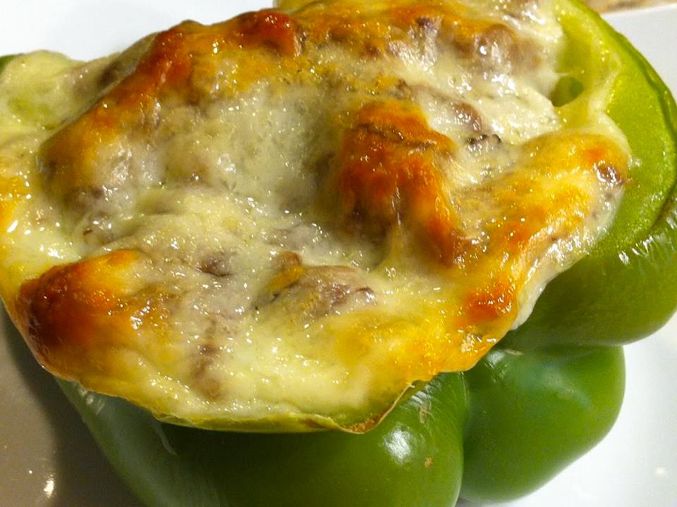Cheese Steak Stuffed Peppers
