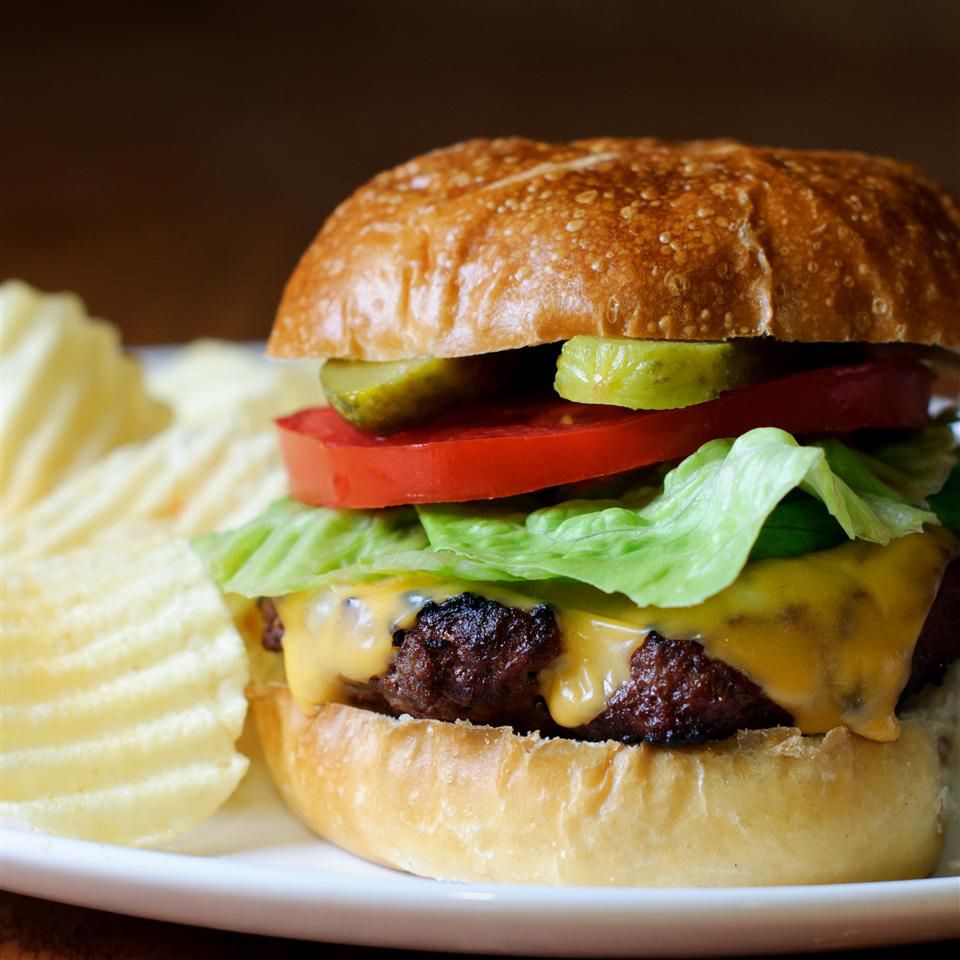 Cheese-Stuffed Burgers