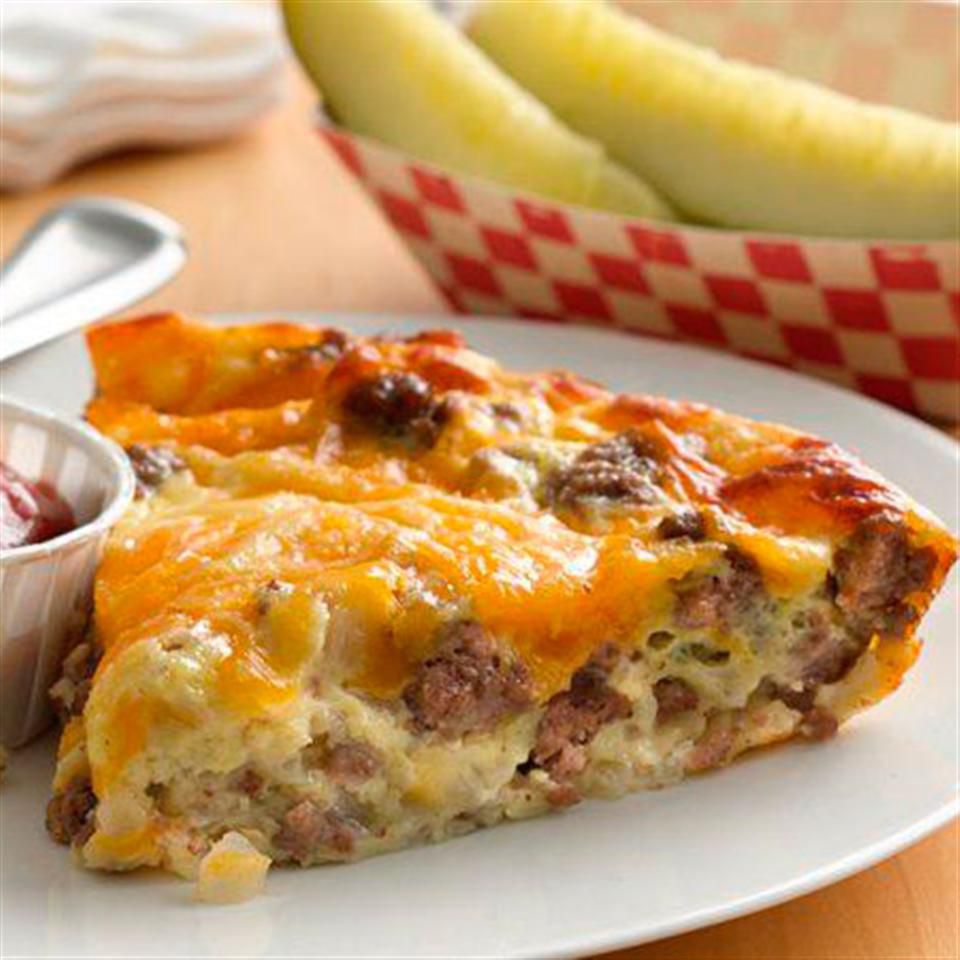 Cheeseburger Dinner Pie