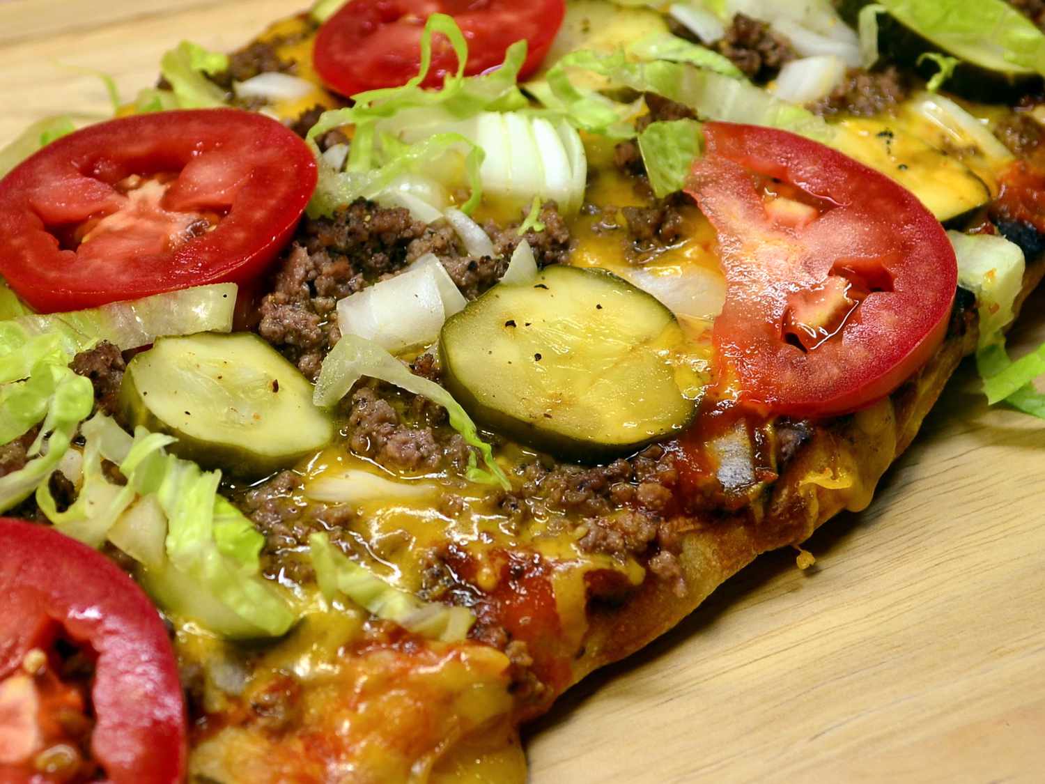 Cheeseburger Pizza