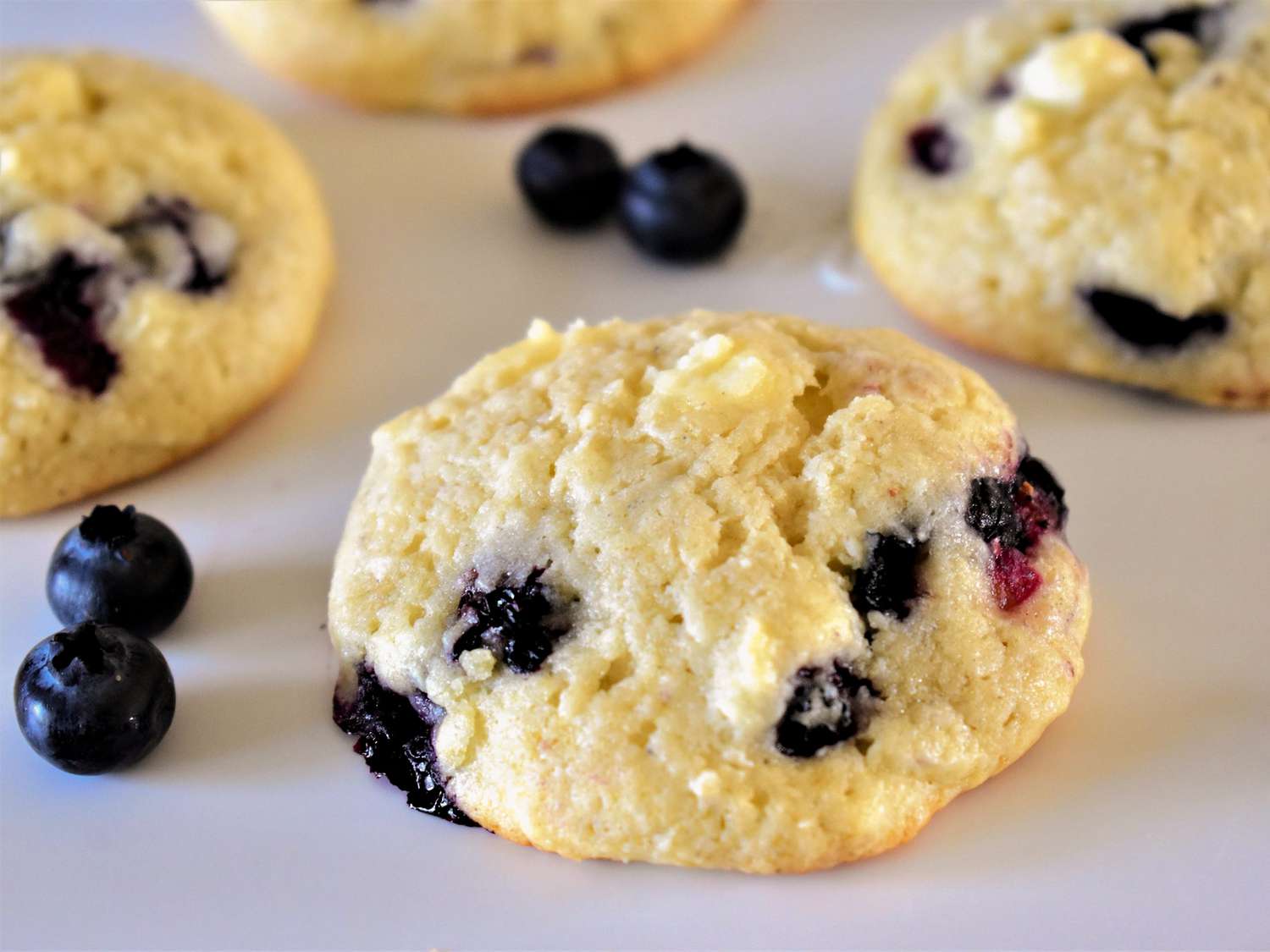 Cheesecake Blueberry Cookies
