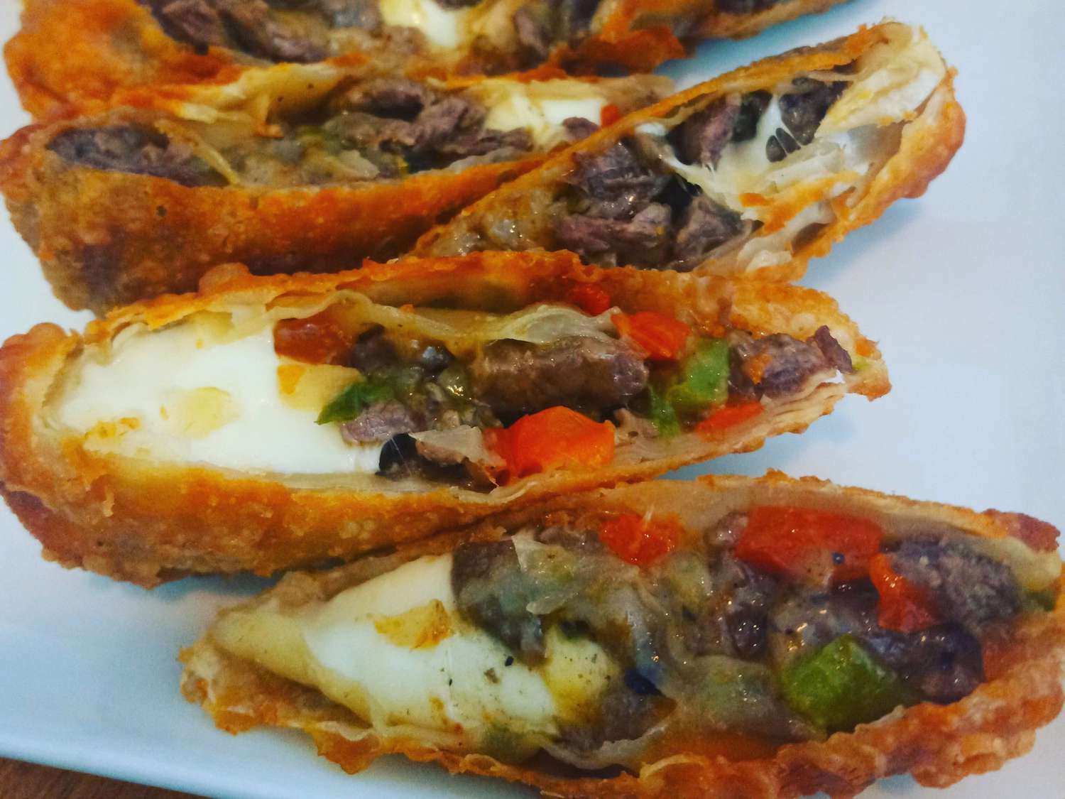 Cheesesteak Egg Rolls