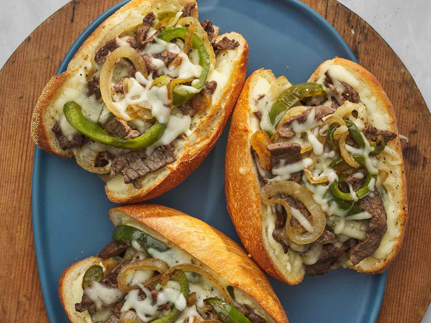 Cheesesteak Sandwich with Garlic Mayo