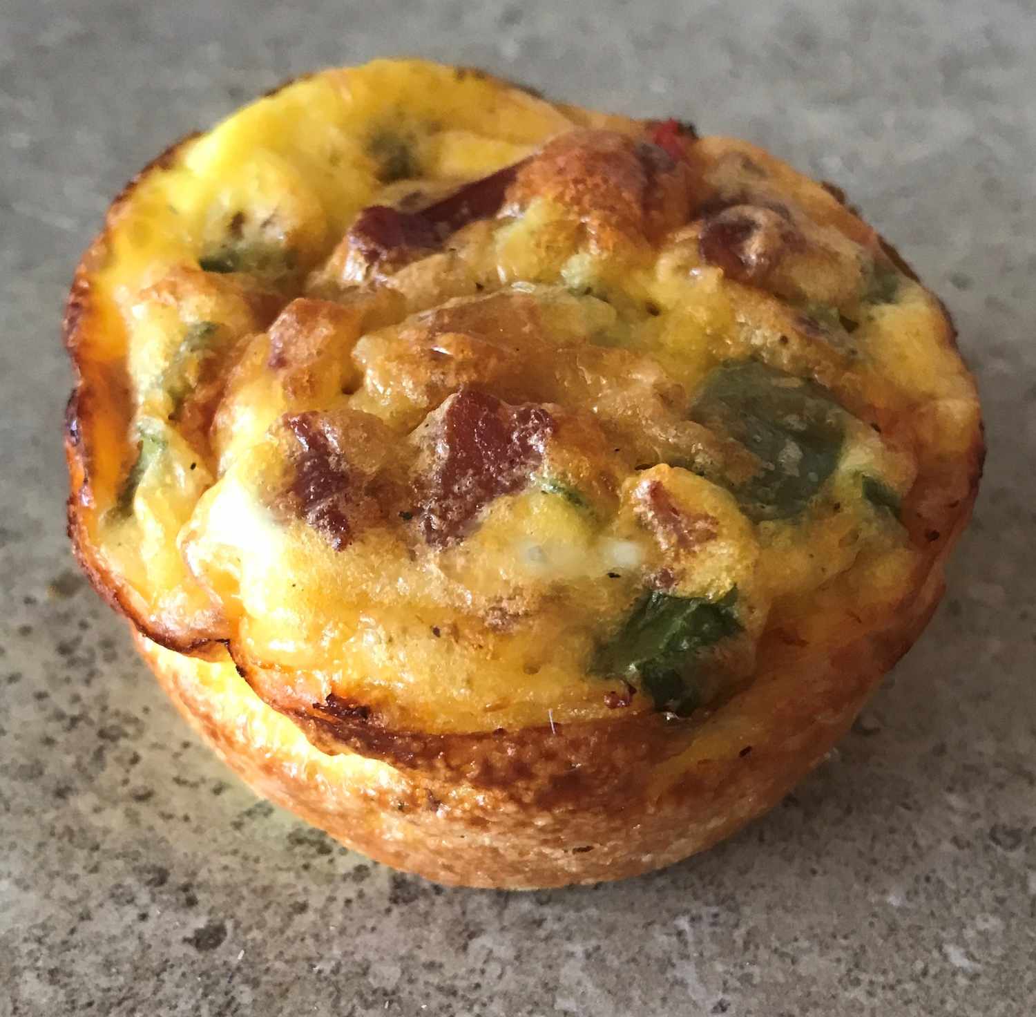 Cheesy Bacon Egg Muffins