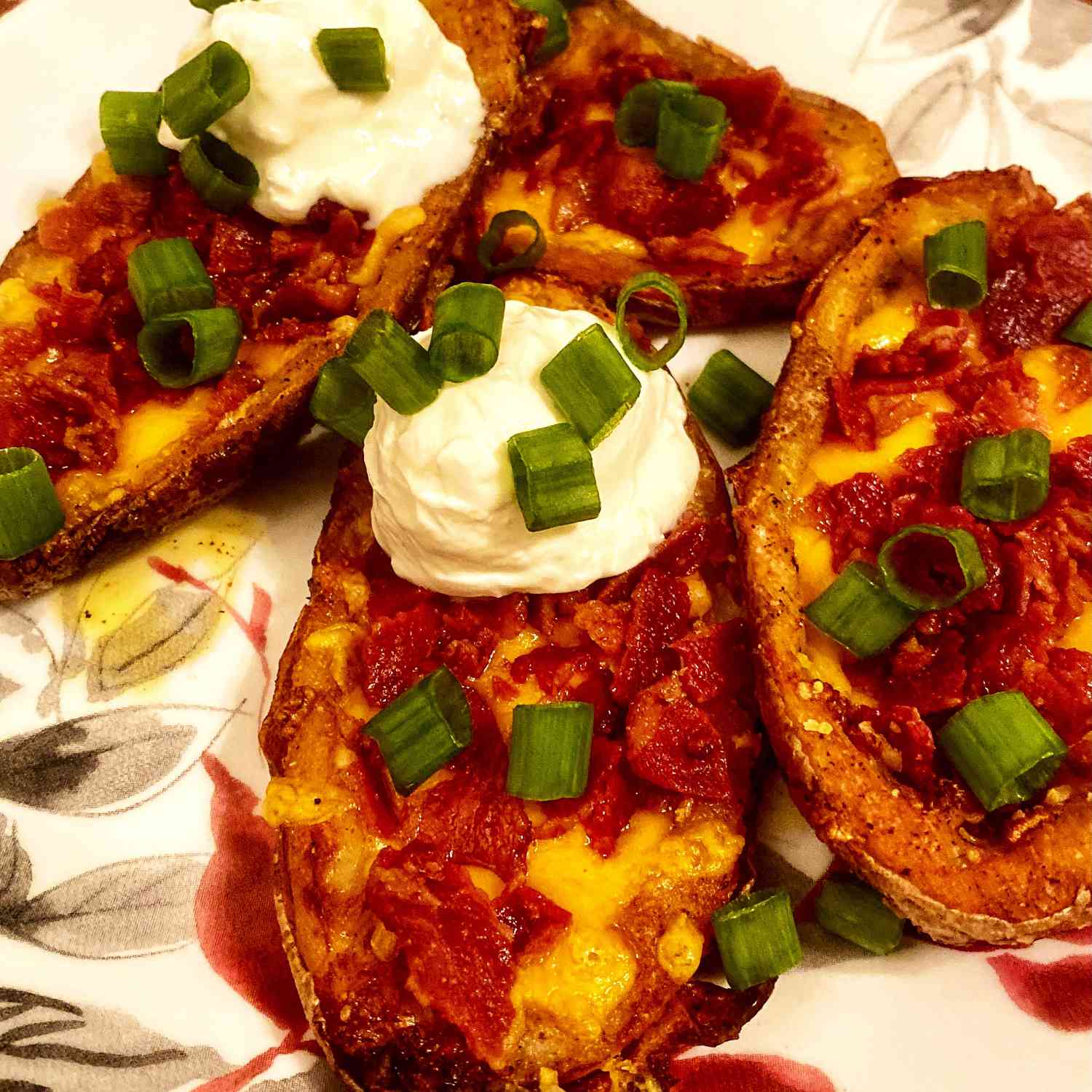 Cheesy Bacon Potato Skins