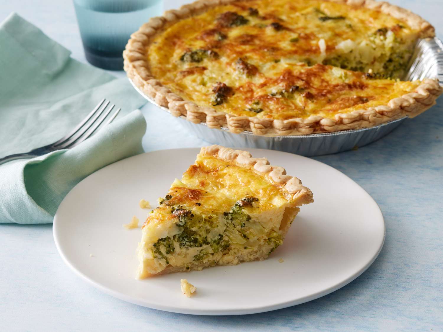 Cheesy Broccoli Quiche