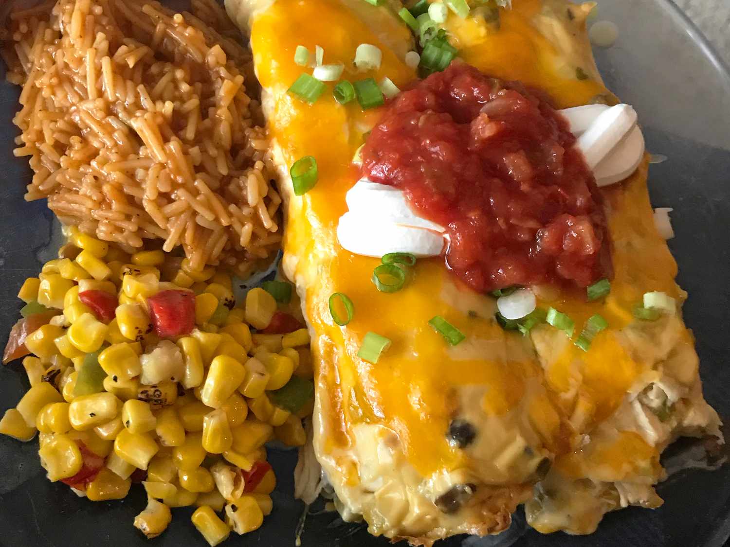 Cheesy Chicken Enchiladas with Cream of Chicken Soup