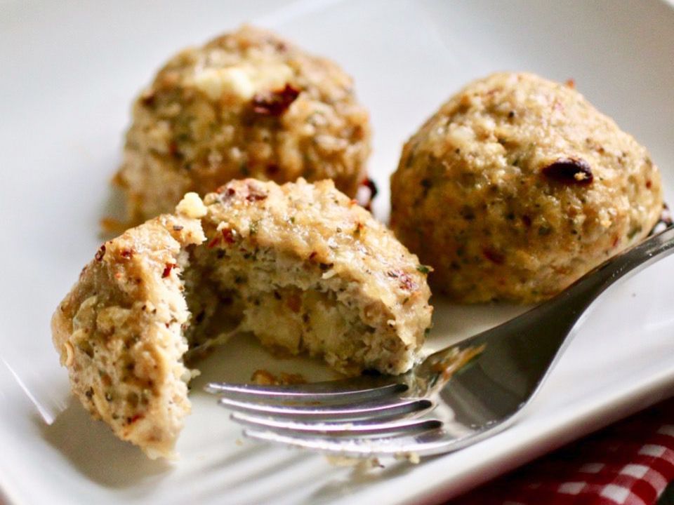 Cheesy Chicken Meatballs
