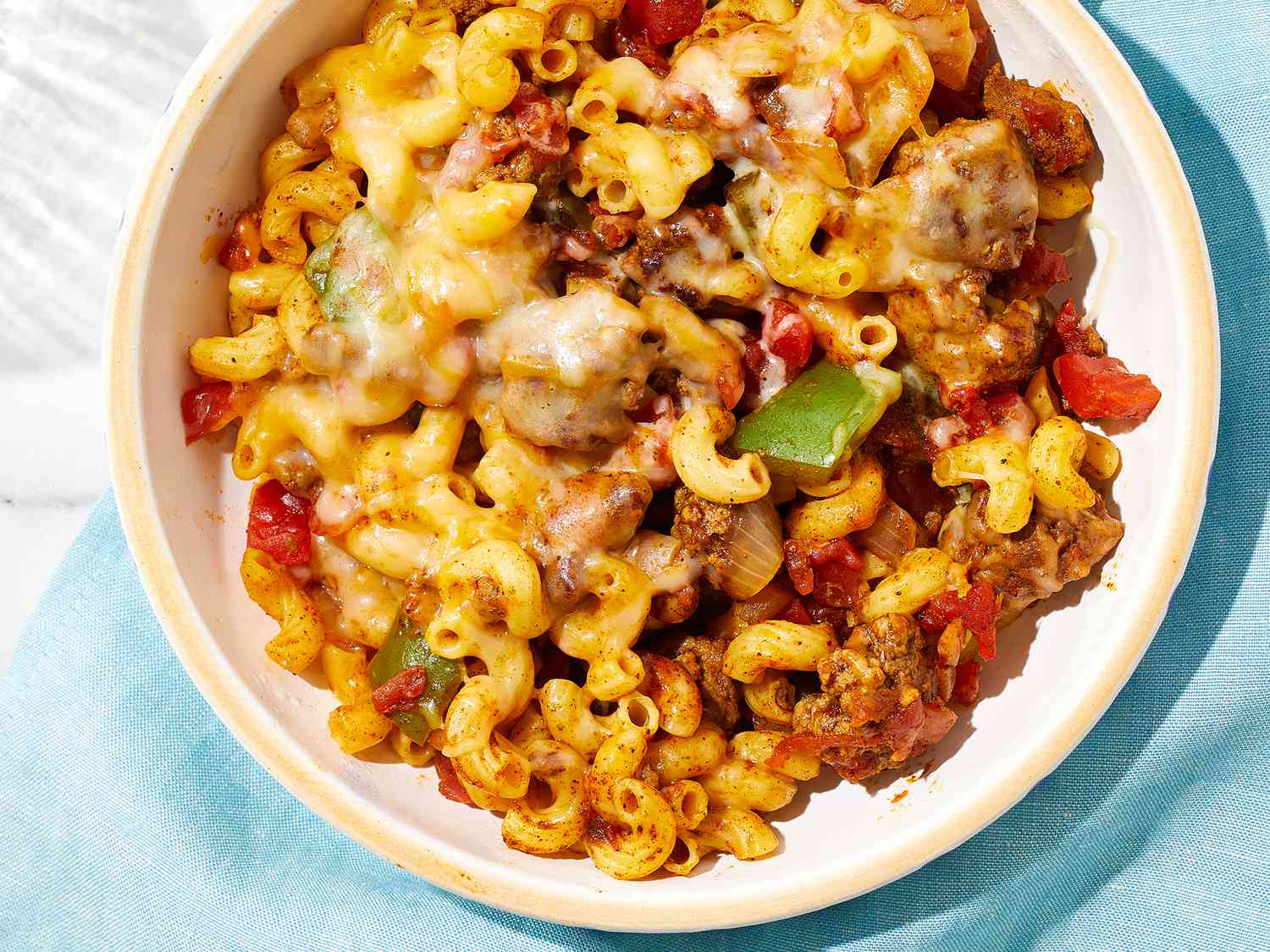 Cheesy Chili Pasta