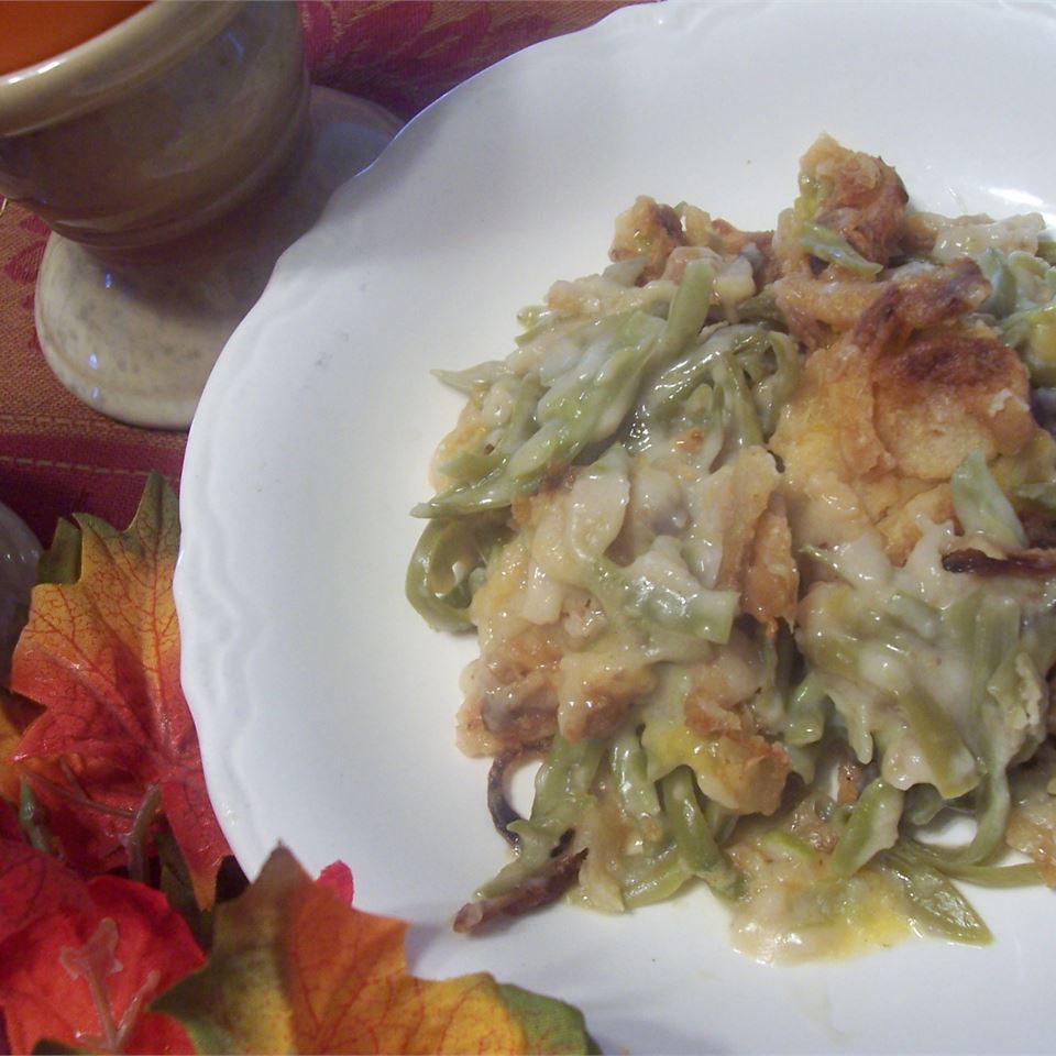 Cheesy Green Bean Bake