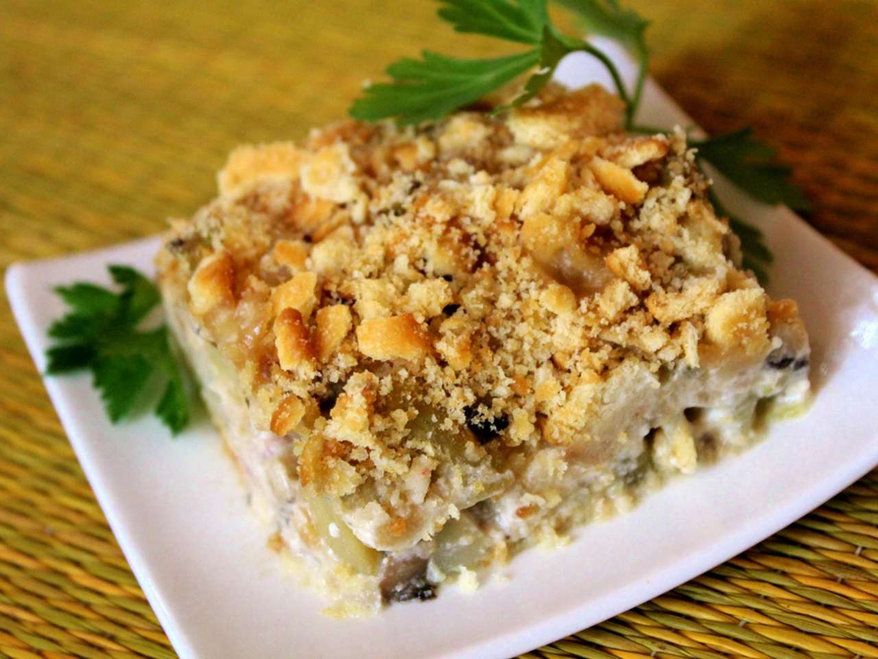 Cheesy Ham and Potato Bake