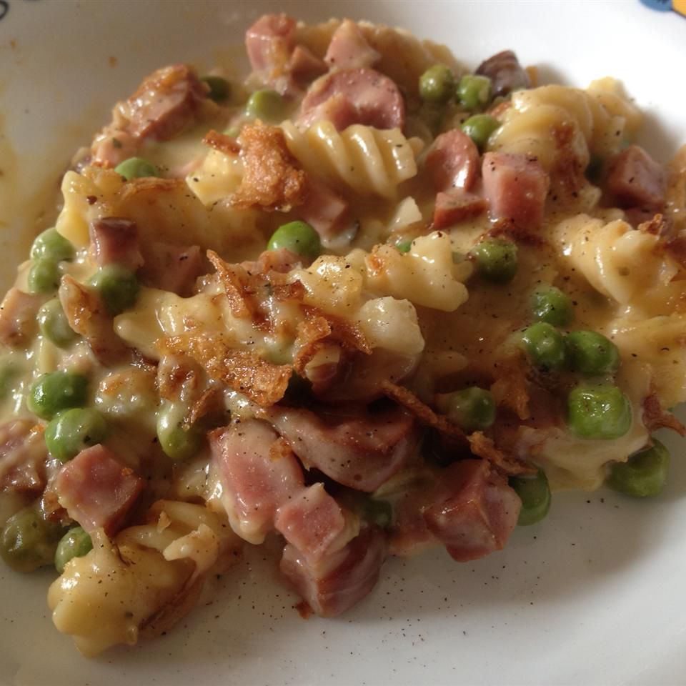 Cheesy Ham Pasta Bake