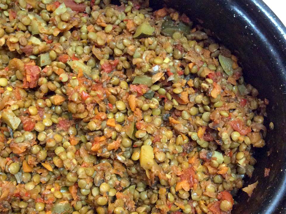 Cheesy Lentil Bake