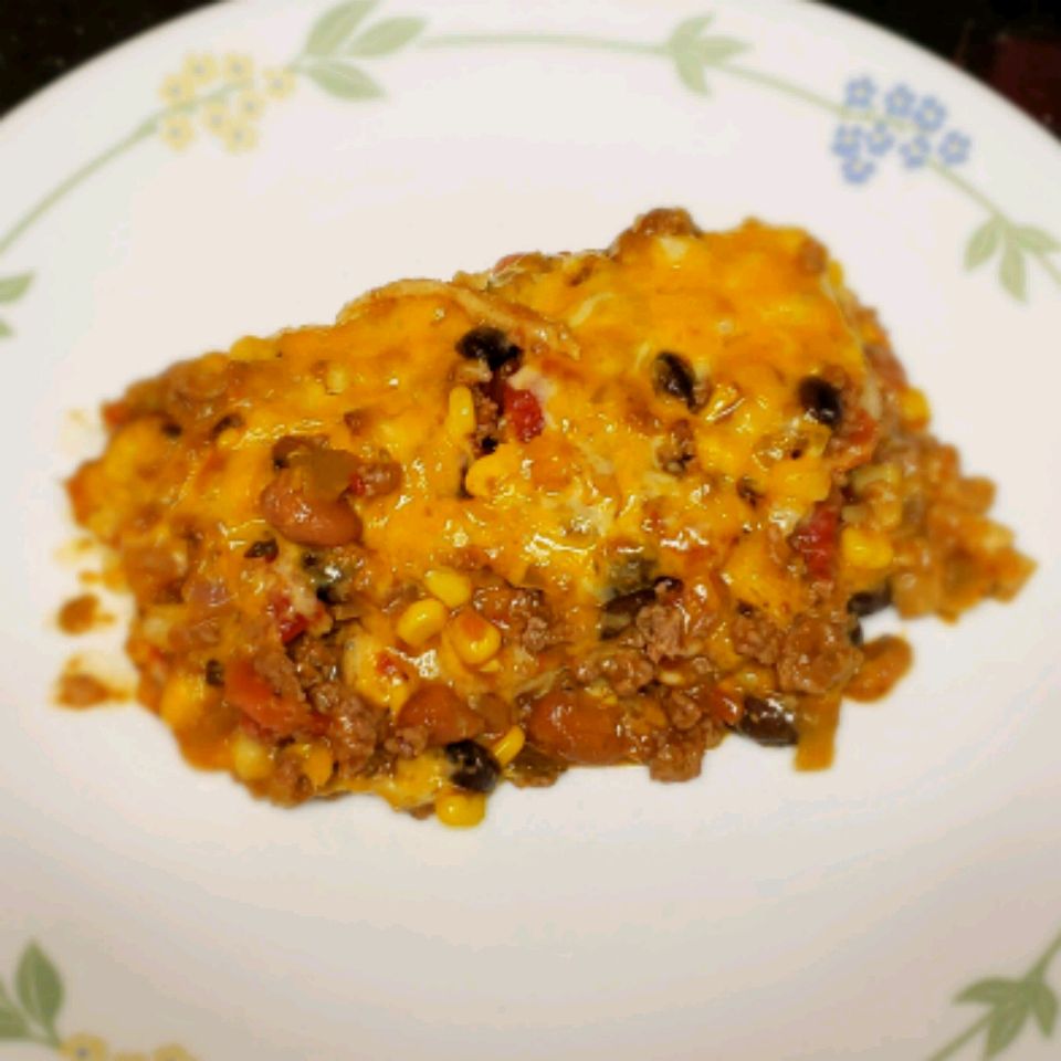 Cheesy Mexican Beef Casserole