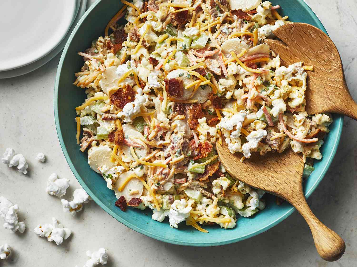 Cheesy Popcorn Salad