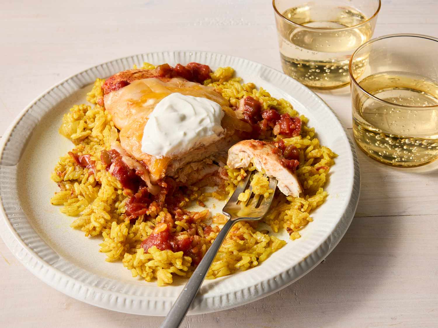 Cheesy Salsa Chicken