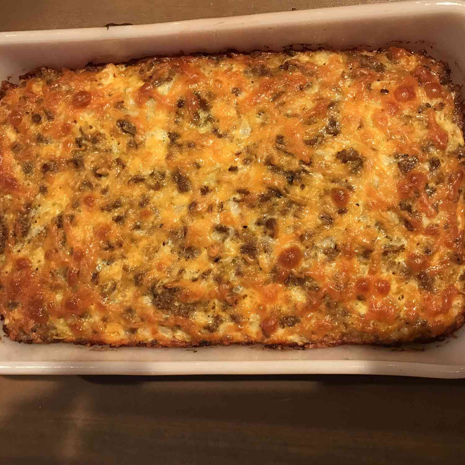 Cheesy Sausage Breakfast Casserole