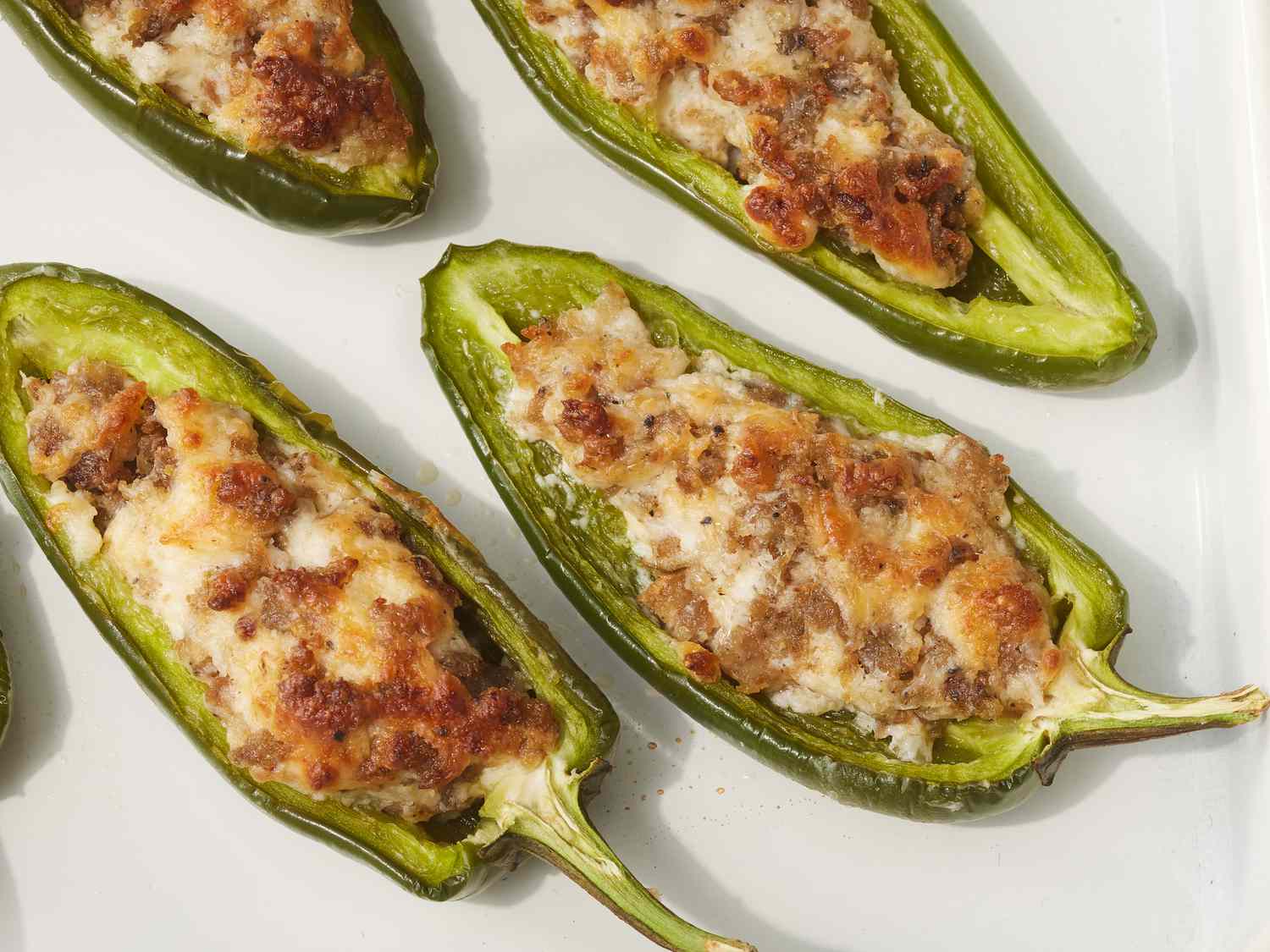 Cheesy Sausage Stuffed Jalapeños
