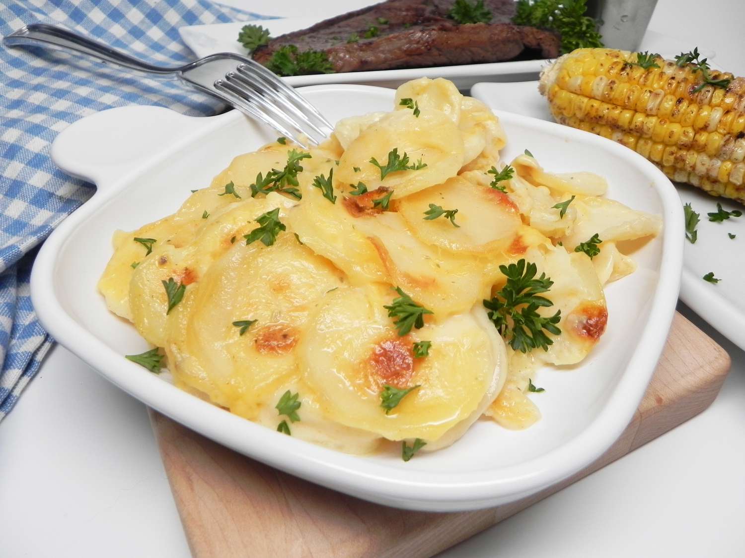 Cheesy Scalloped Spuds