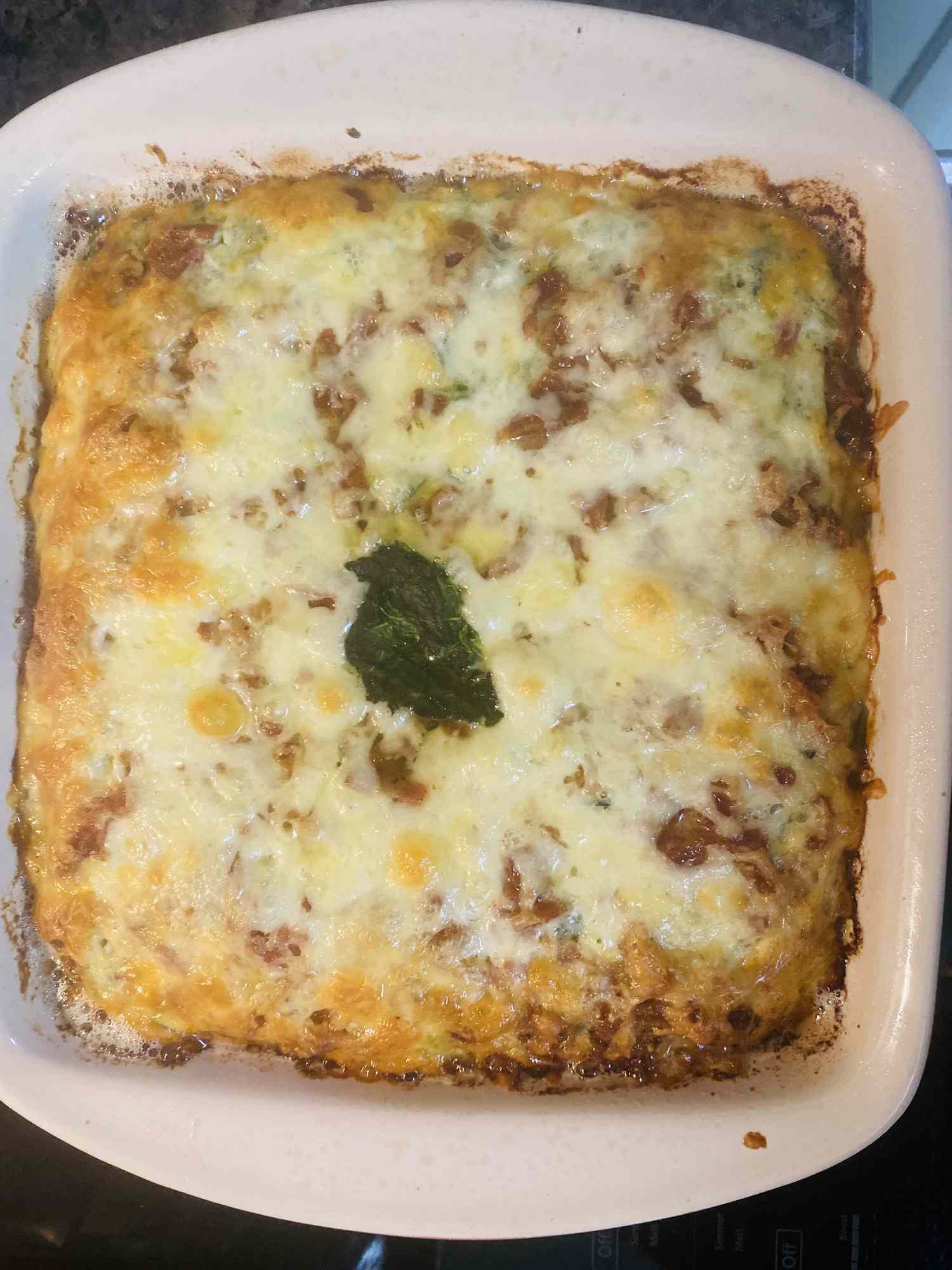 Cheesy Spinach Bake