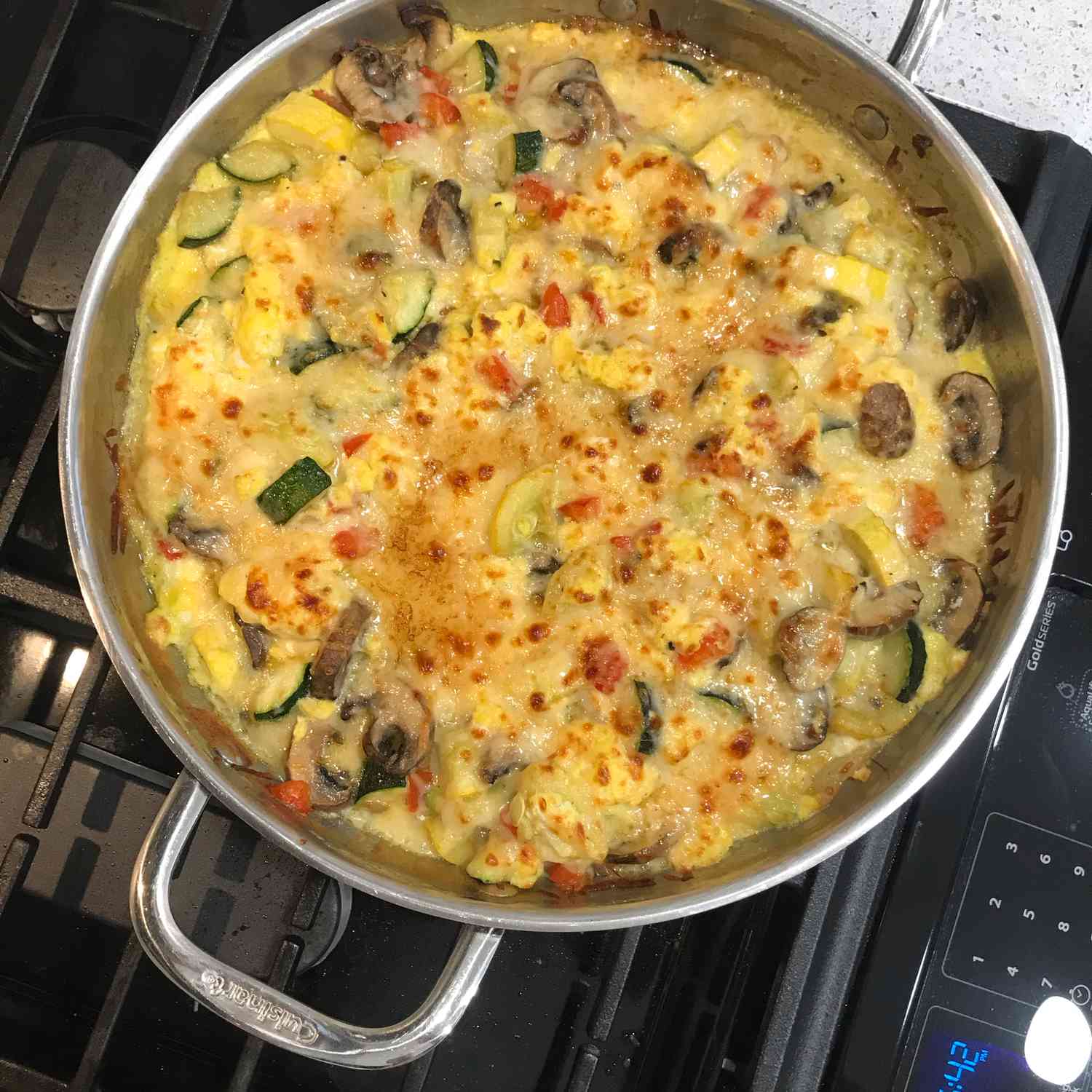 Cheesy Zucchini Frittata