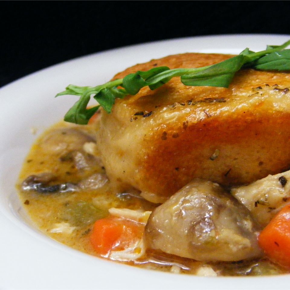 Chef John's Chicken Biscuit Bake