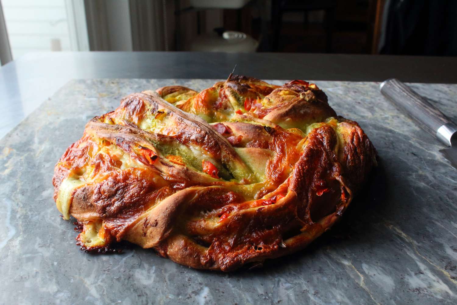 Chef John's Italian Pesto Party Bread