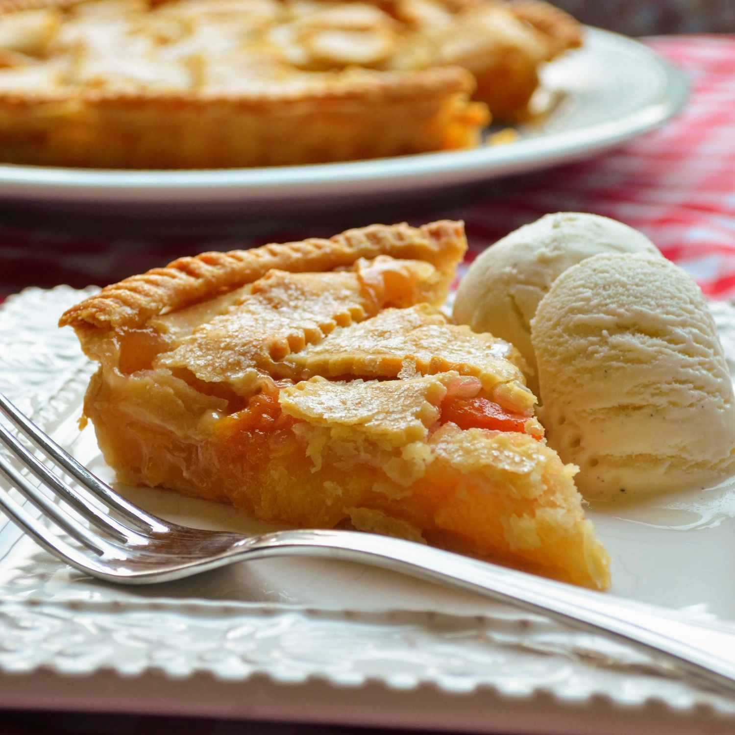 Chef John's Lattice Peach Pie