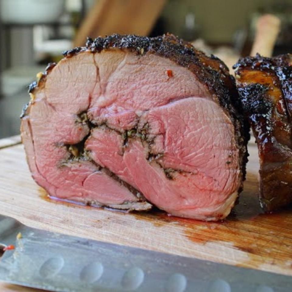 Chef John's Pomegranate-Glazed Leg of Lamb