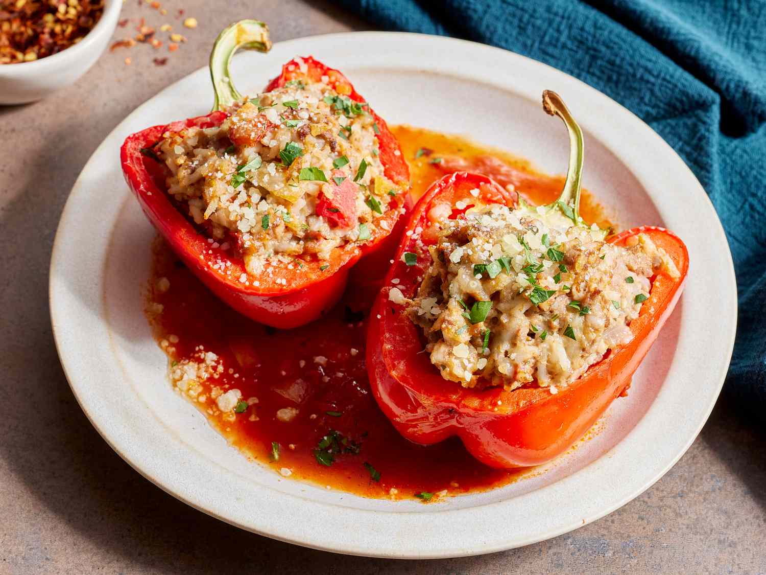 Chef John's Savory Stuffed Peppers