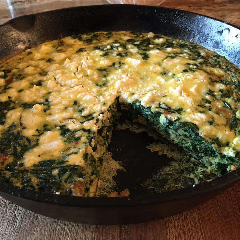 Chef John's Spinach Feta Bacon Pie