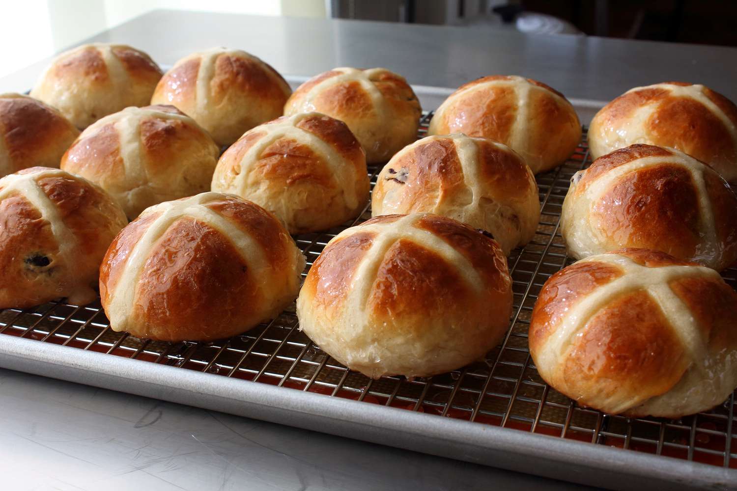 Chef John's Sweet Hot Cross Buns