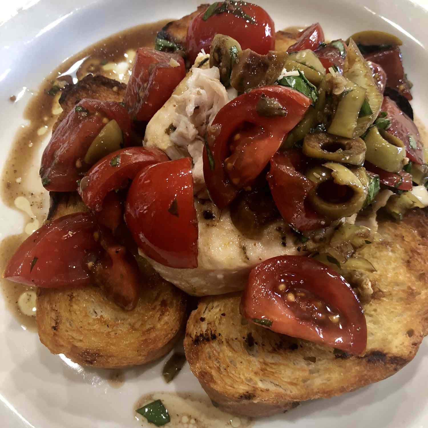 Chef John's Swordfish Bruschetta