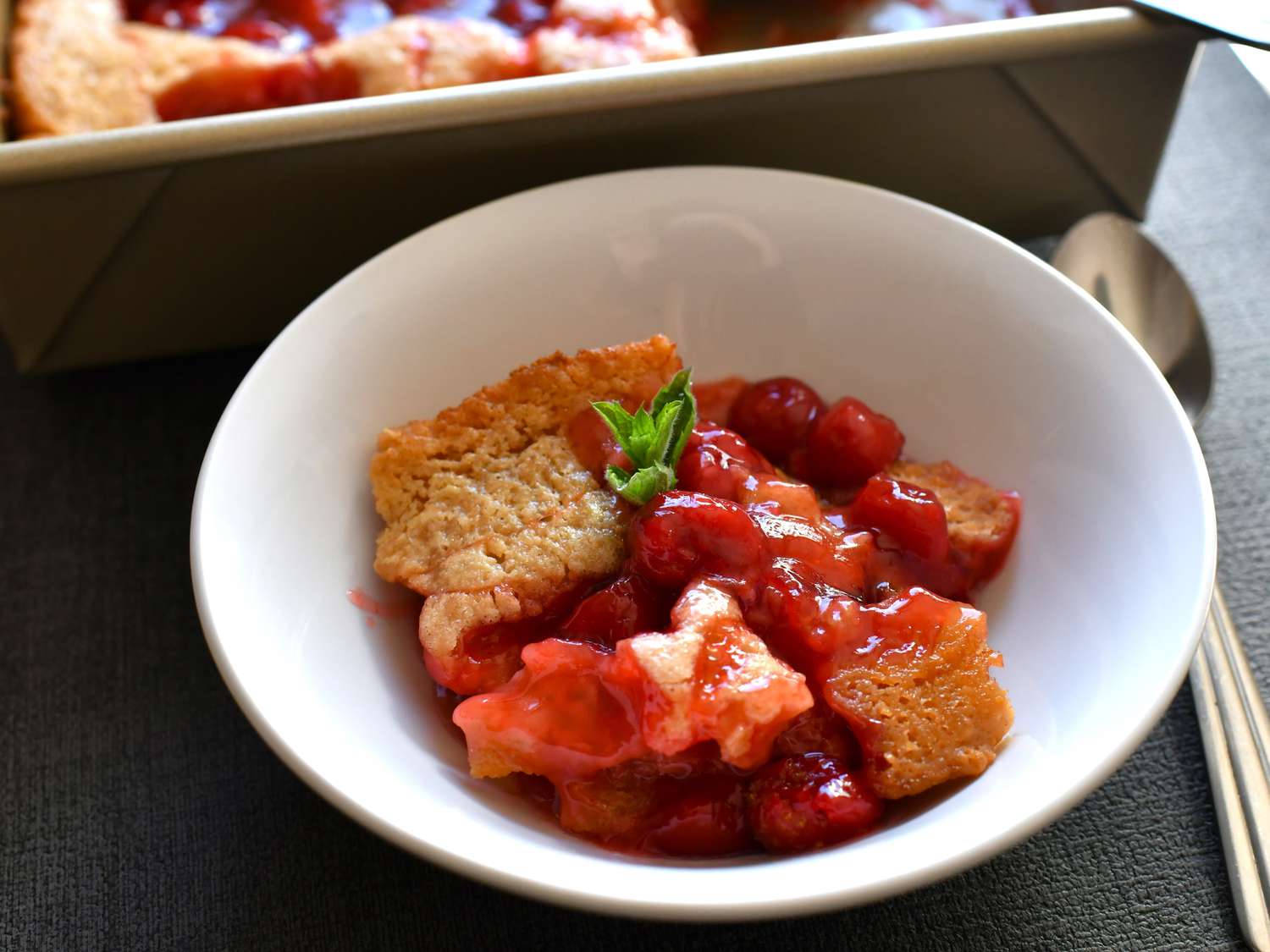 Cherry Biscuit Cobbler
