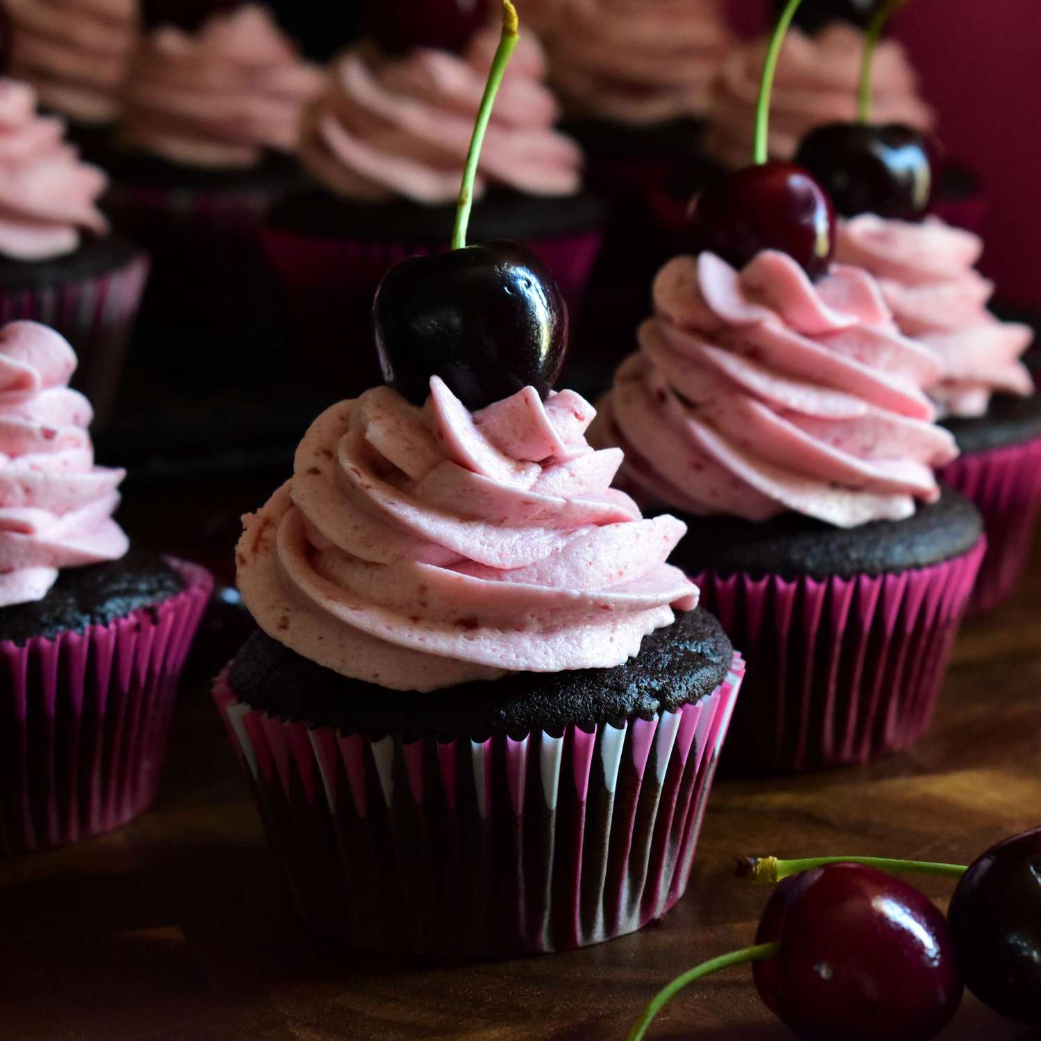 Cherry Chocolate Cupcakes